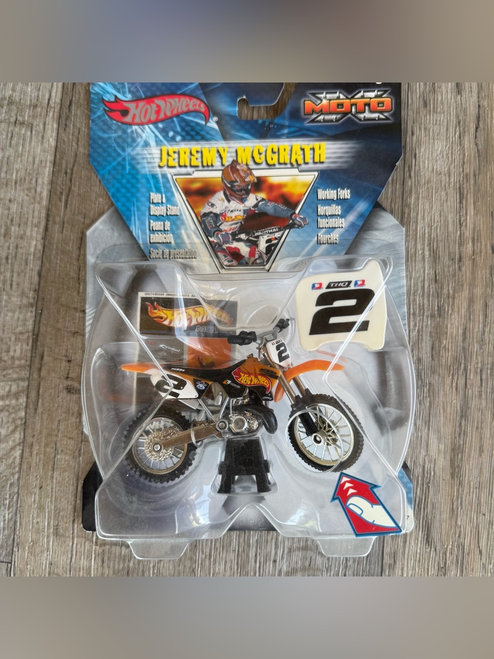 Hot Wheels 2003 Jeremy McGrath Racing Dirtbike Toy Yamaha Motocross